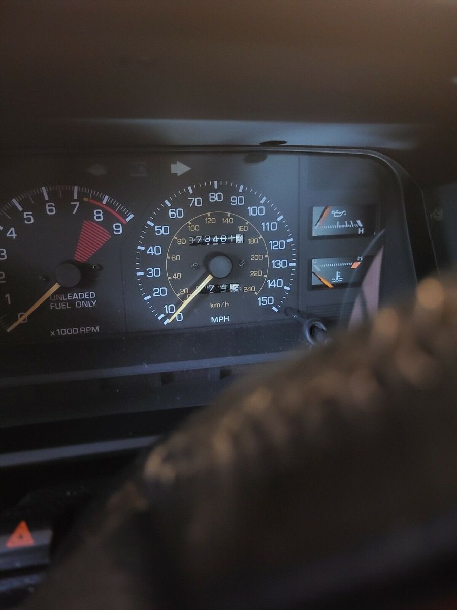 1989 Red Toyota MR2 Coupe