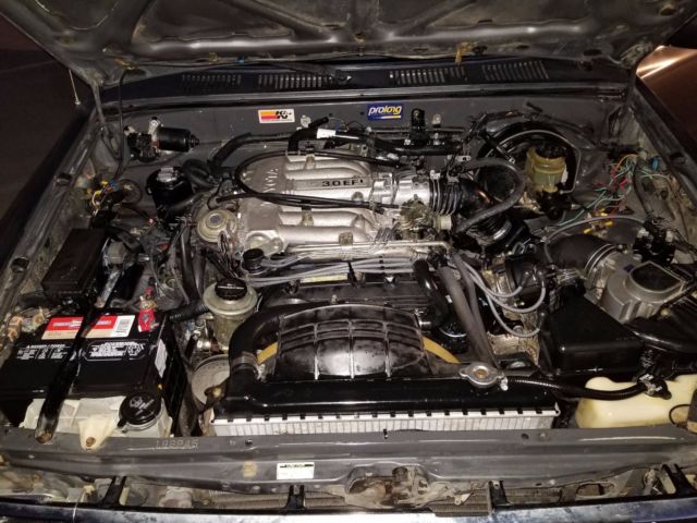 1989 Gray Toyota Pickup Extended Cab Pickup