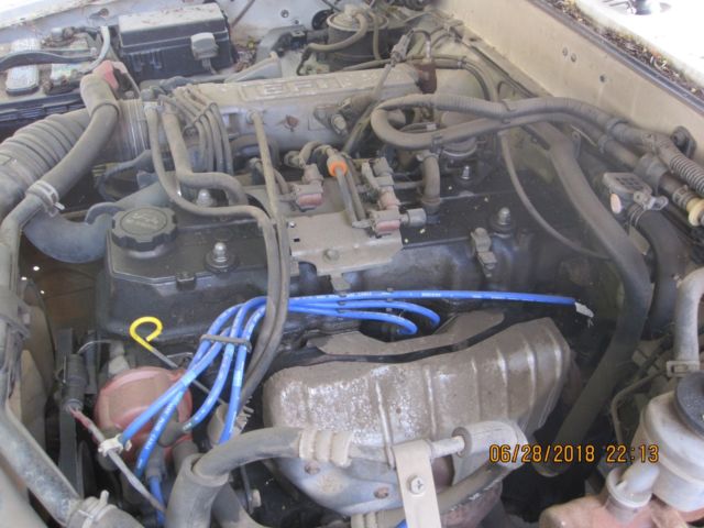 1989 White Toyota Pickup Long Bed Pickup