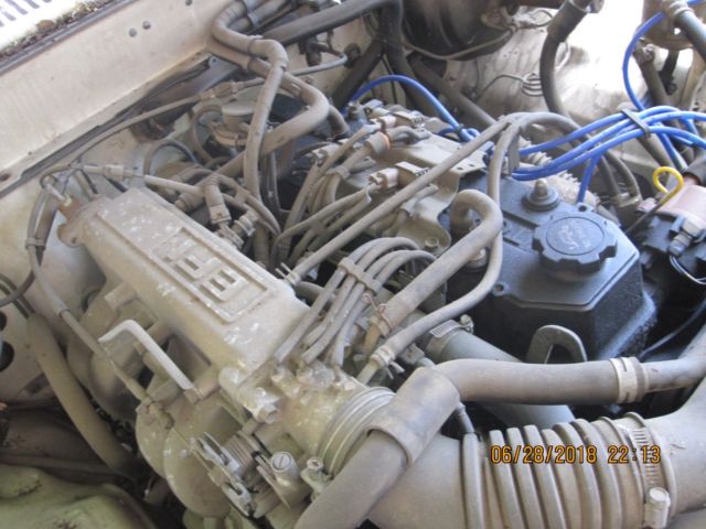 1989 White Toyota Pickup Long Bed Pickup