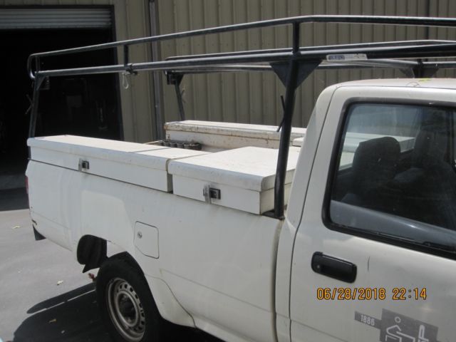 1989 White Toyota Pickup Long Bed Pickup