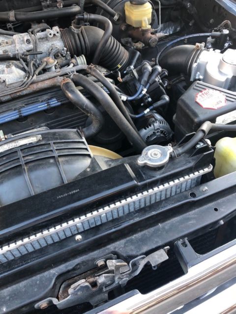 1989 Blue Toyota Pickup Extended Cab Pickup