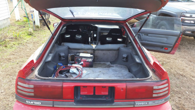 1989 Red Toyota Supra Hatchback