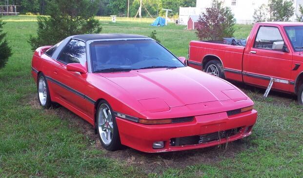 1989 Red Toyota Supra Hatchback