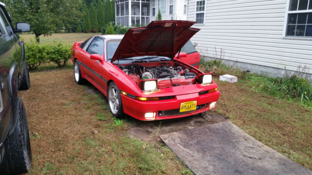 1989 Red Toyota Supra Hatchback