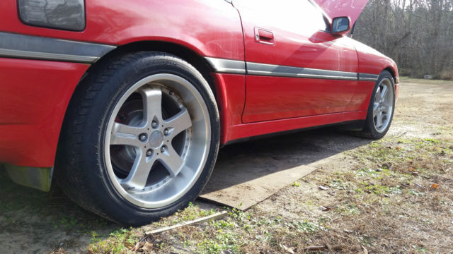1989 Red Toyota Supra Hatchback