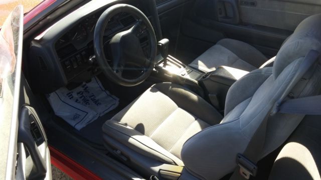 1989 Red Toyota Supra Coupe