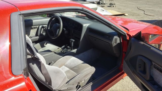 1989 Red Toyota Supra Coupe