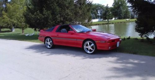 1989 Red Toyota Supra Coupe