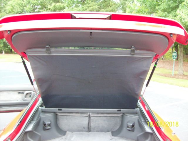 1989 Super Red Toyota Supra Hatchback