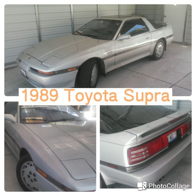 1989 Gray Toyota Supra Coupe