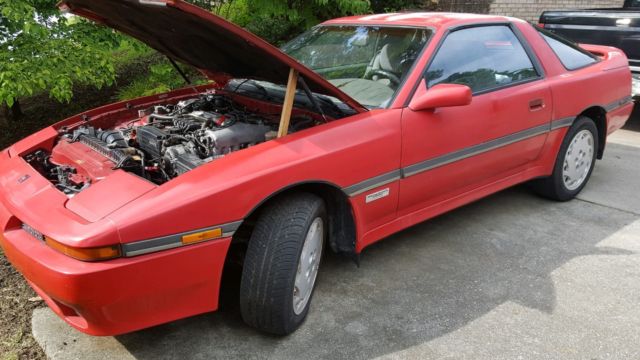 1989 RED Toyota Supra Hatchback