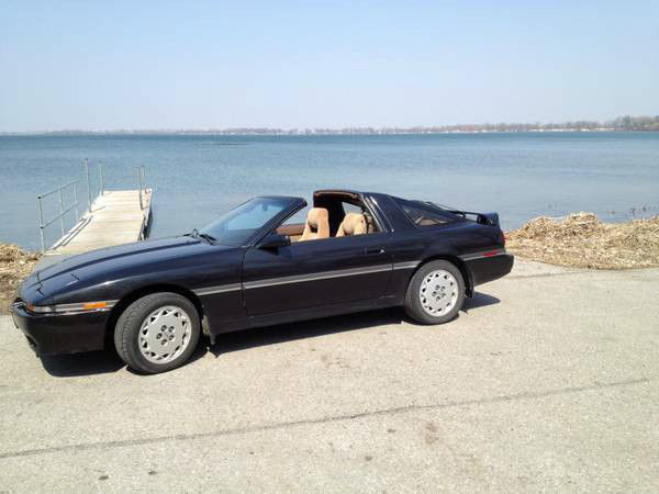 1989 Black Toyota Supra Hatchback
