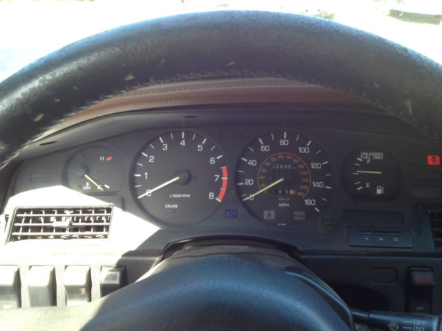 1989 Black Toyota Supra Hatchback