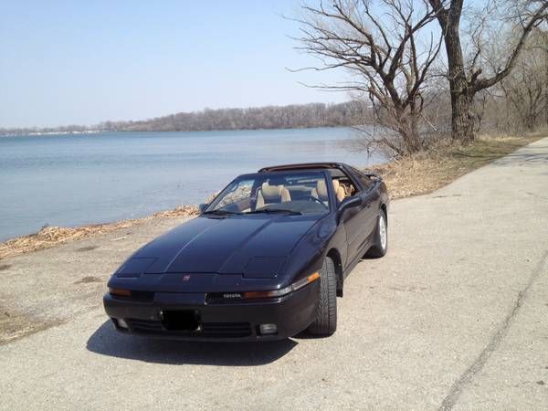 1989 Black Toyota Supra Hatchback