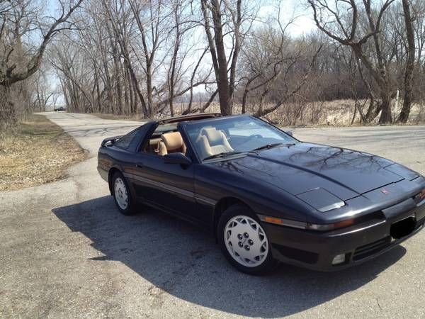 1989 Black Toyota Supra Hatchback