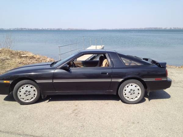 1989 Black Toyota Supra Hatchback