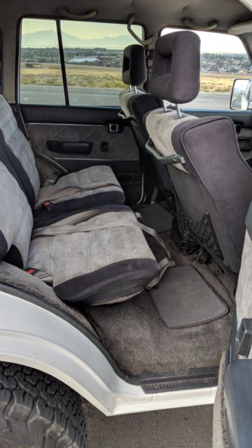 1989 White Toyota Land Cruiser SUV