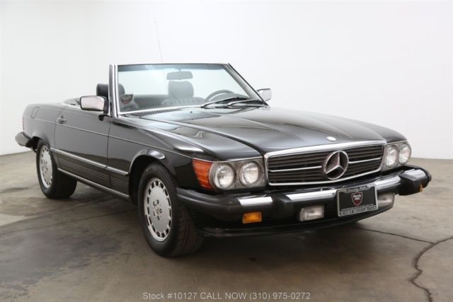 1989 Black Mercedes-Benz 500-Series