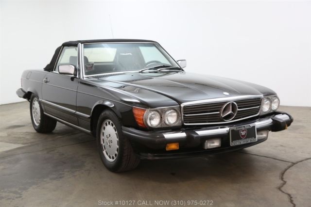 1989 Black Mercedes-Benz 500-Series