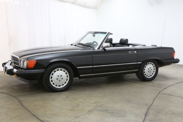 1989 Black Mercedes-Benz 500-Series