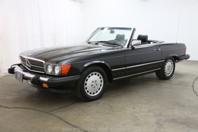 1989 Black Mercedes-Benz 500-Series