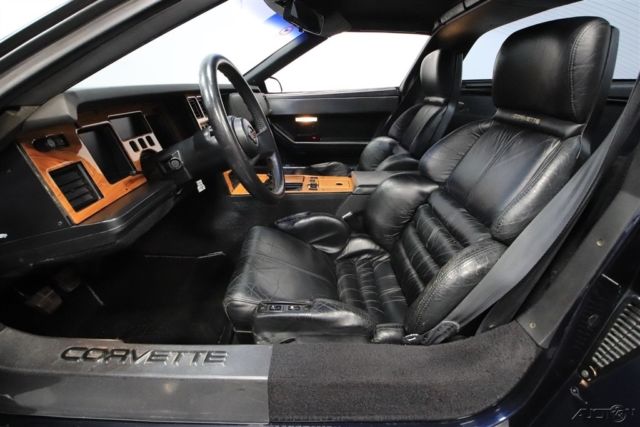 1989 Blue Chevrolet Corvette