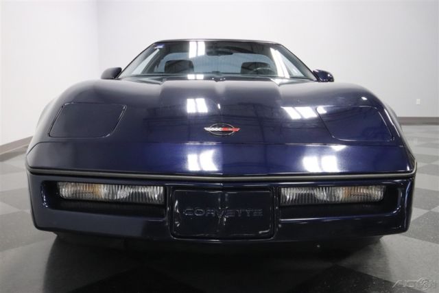 1989 Blue Chevrolet Corvette