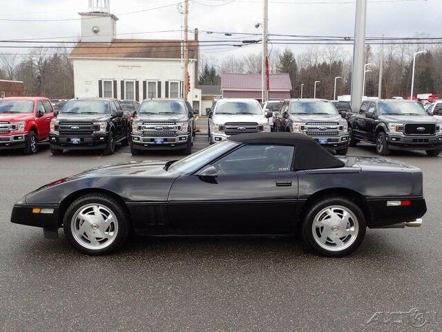 1989 Black Chevrolet Corvette Convertible