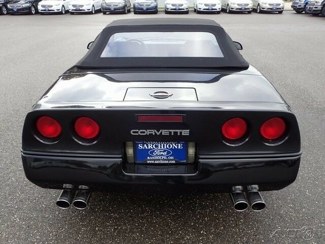 1989 Black Chevrolet Corvette Convertible
