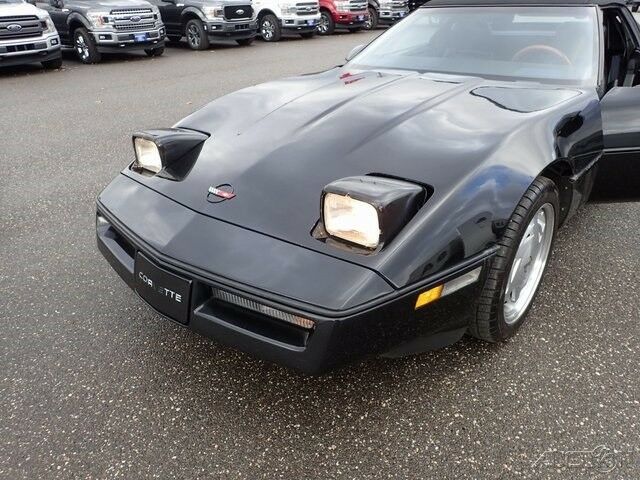 1989 Black Chevrolet Corvette Convertible