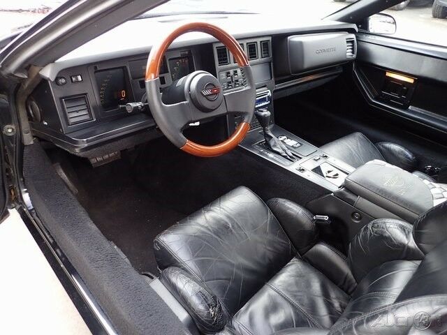 1989 Black Chevrolet Corvette Convertible