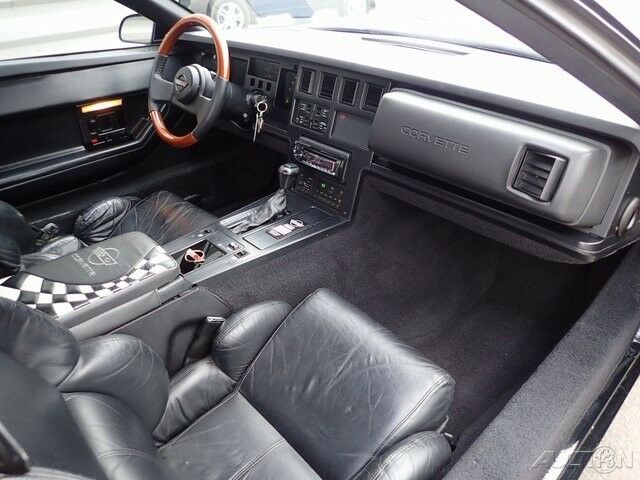 1989 Black Chevrolet Corvette Convertible