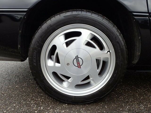 1989 Black Chevrolet Corvette Convertible