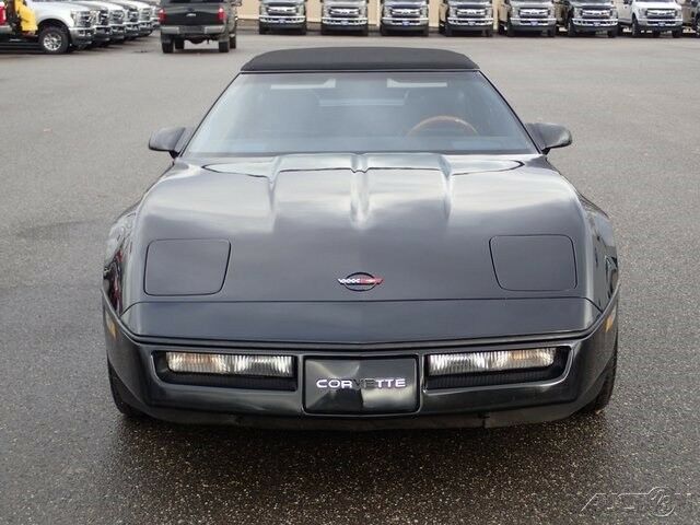 1989 Black Chevrolet Corvette Convertible