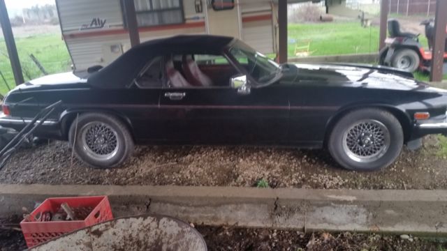1989 Black Jaguar XJS Convertible