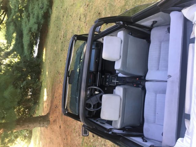 1989 Silver Volkswagen Cabrio Convertible