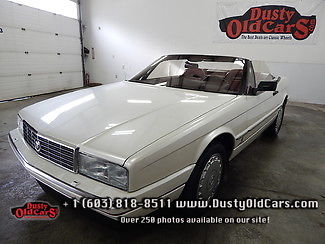 1989 White Cadillac Allante Convertible