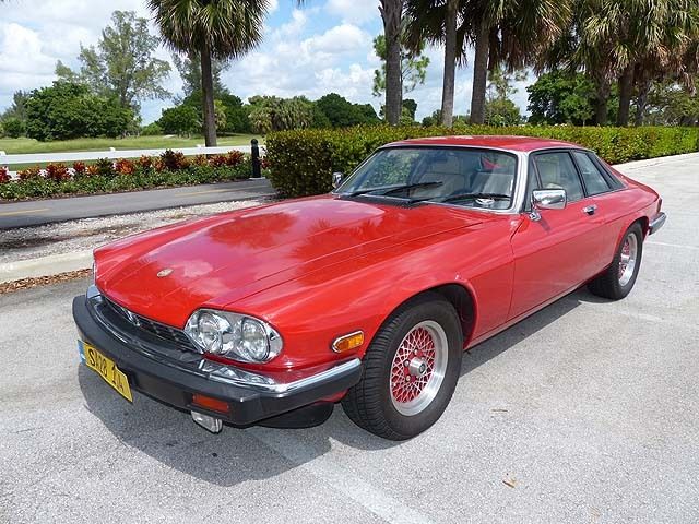 1989 Signal Red Jaguar XJS Coupe