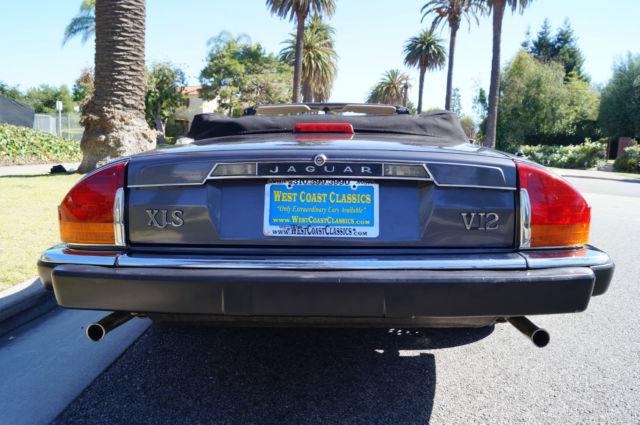 1989 Dorchester Gray Metallic Jaguar XJS Convertible