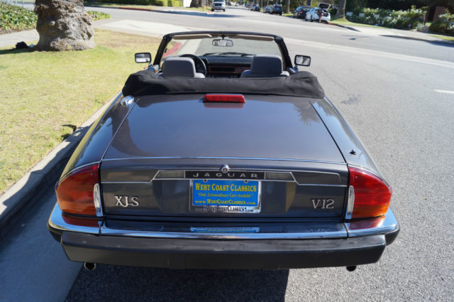 1989 Dorchester Gray Metallic Jaguar XJS Convertible