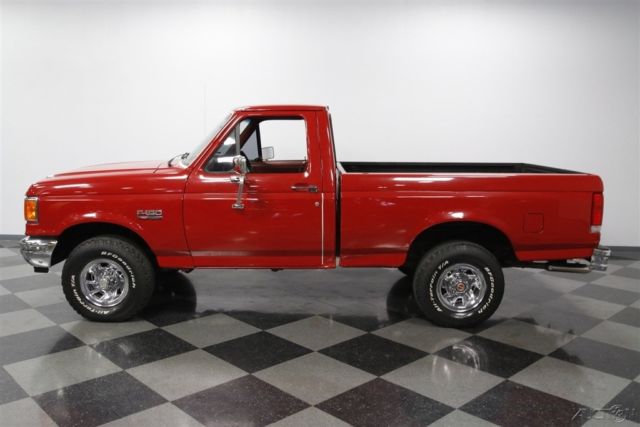 1989 Red Ford F-150