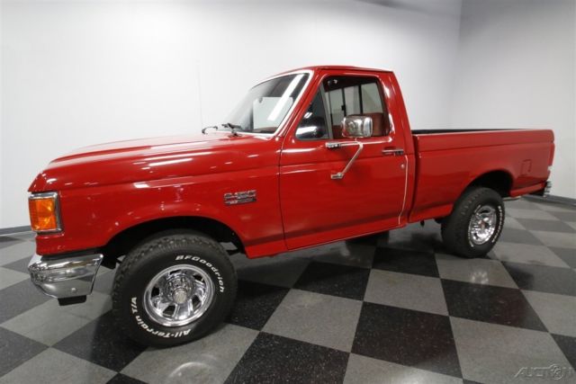 1989 Red Ford F-150