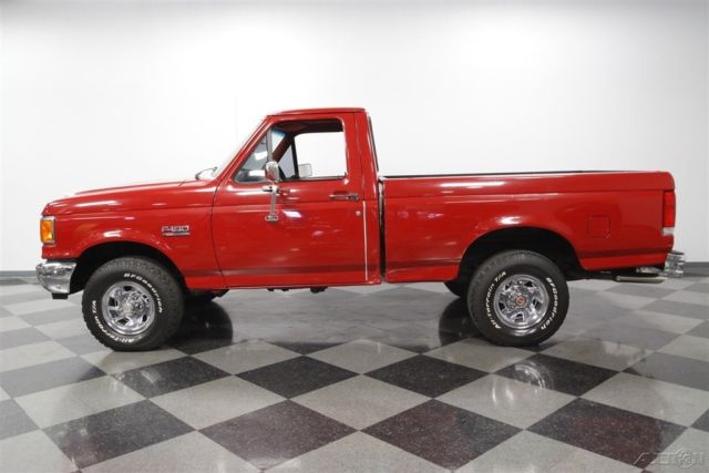 1989 Red Ford F-150