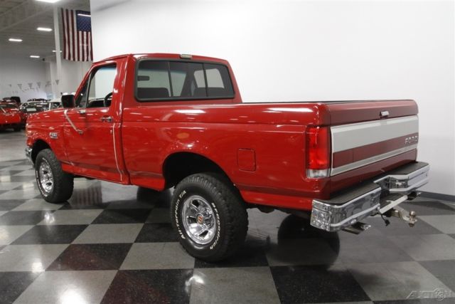 1989 Red Ford F-150