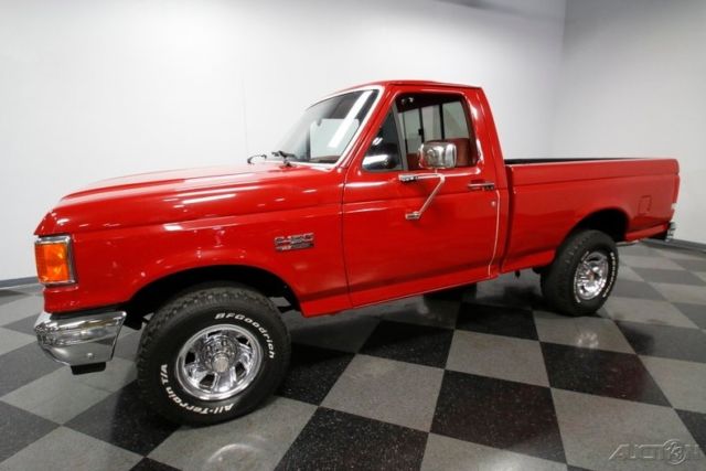 1989 Red Ford F-150