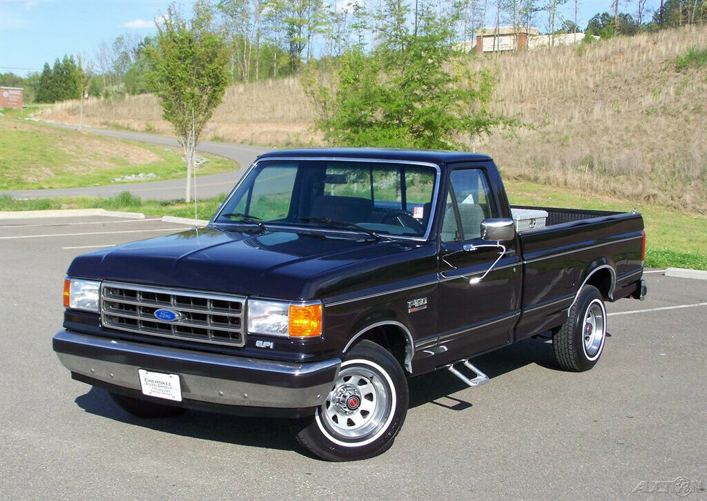 1989 Blue Ford F-150