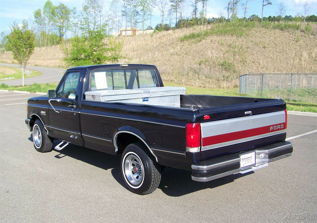 1989 Blue Ford F-150