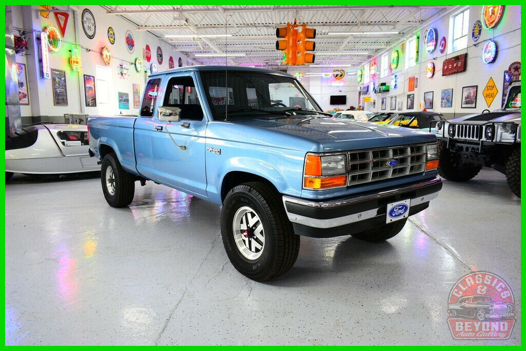 1989 Blue Ford Ranger Pickup Truck