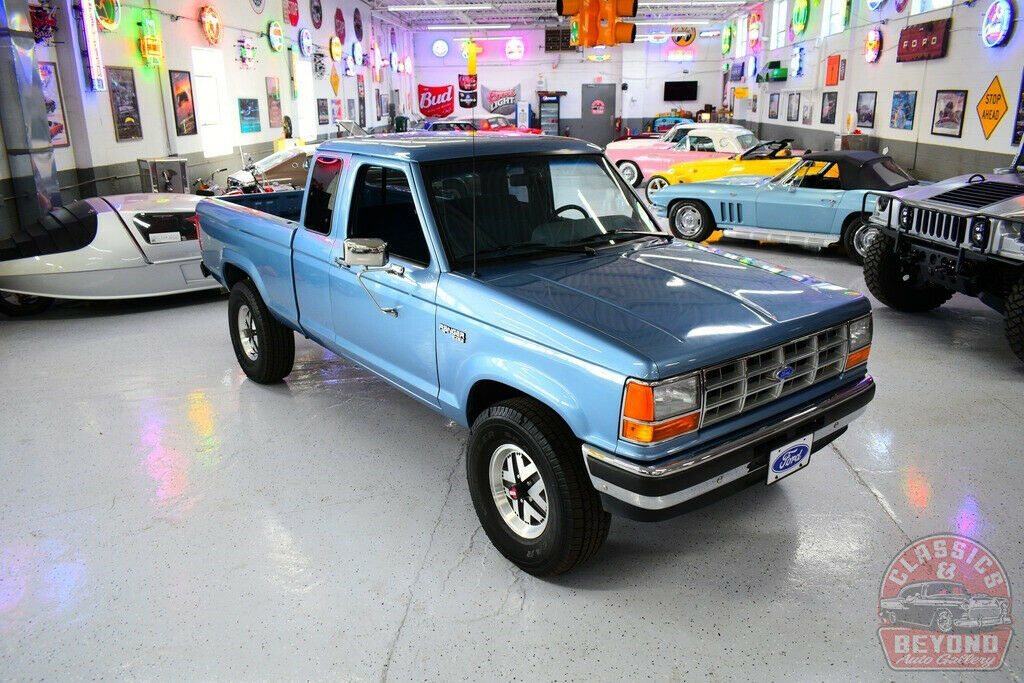 1989 Blue Ford Ranger Pickup Truck